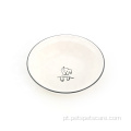 Pet Drink Food Ceramic Bowl para Cat Dog